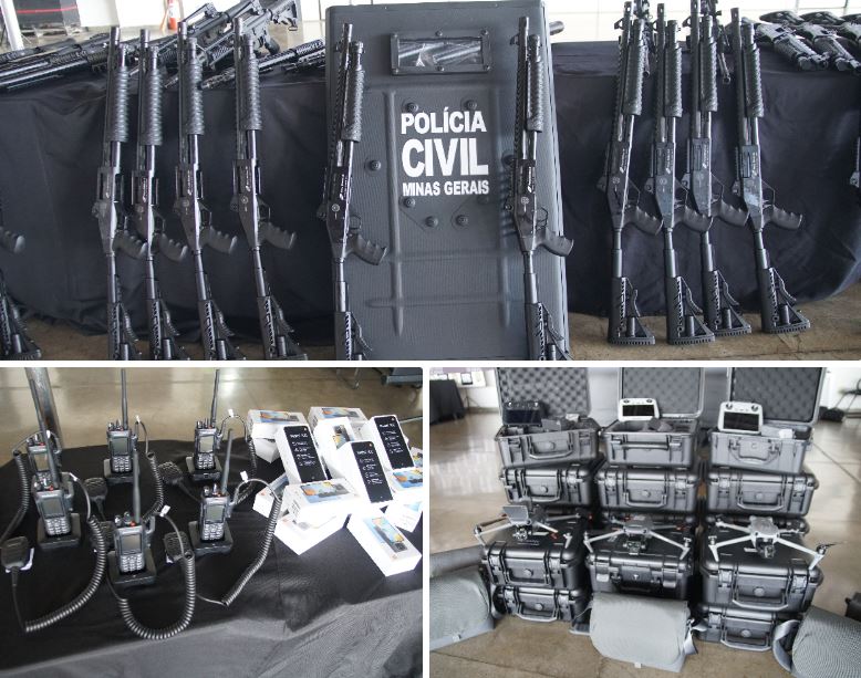 Polícia Civil de MG recebe investimento superior a R$ 2,5 milhões em equipamentos