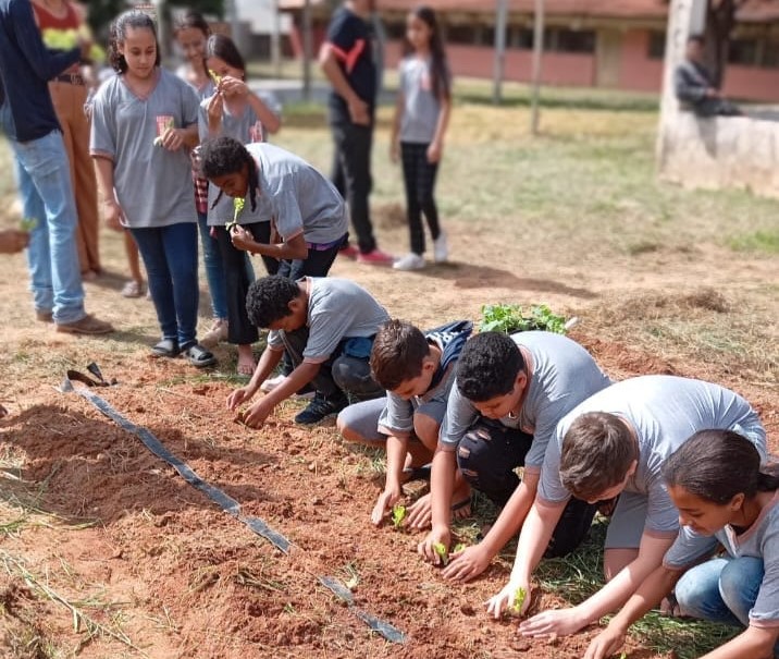 Hortas Urbanas são implantadas em duas escolas municipais de Formiga