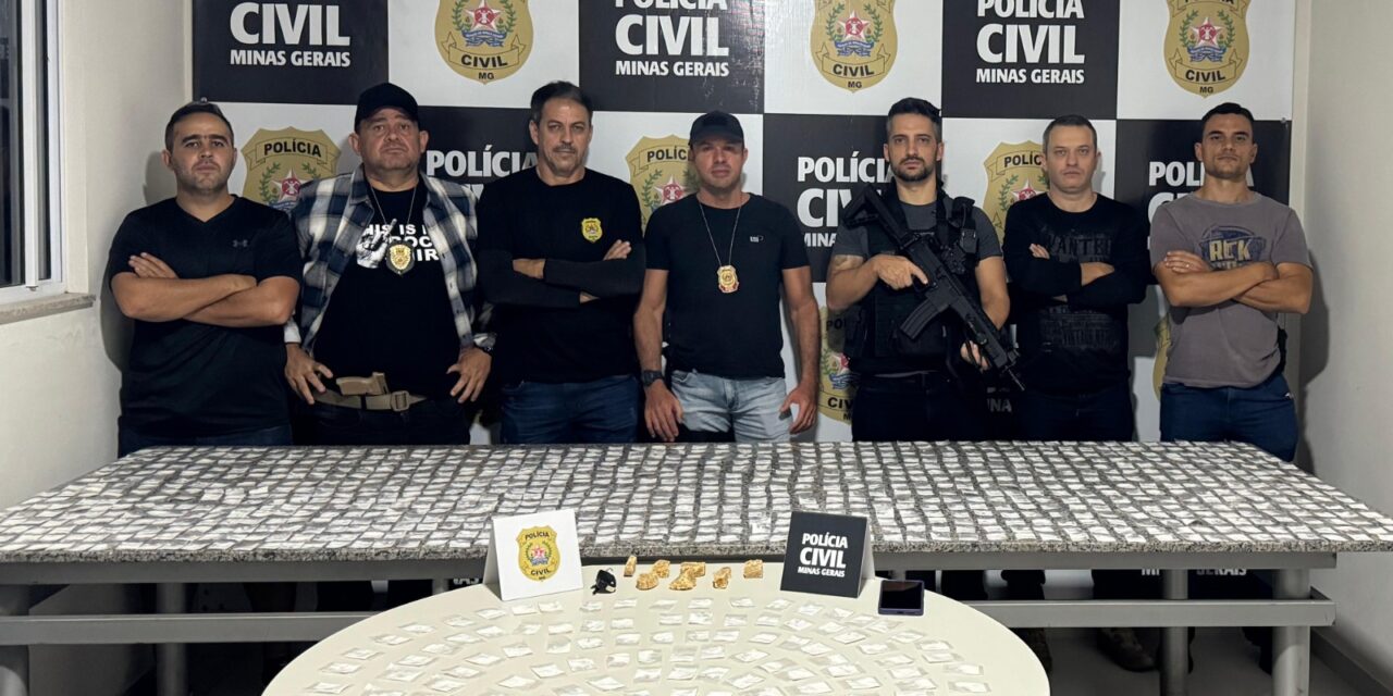 Polícia Civil divulga informações sobre homem preso por tráfico interestadual de drogas em Formiga