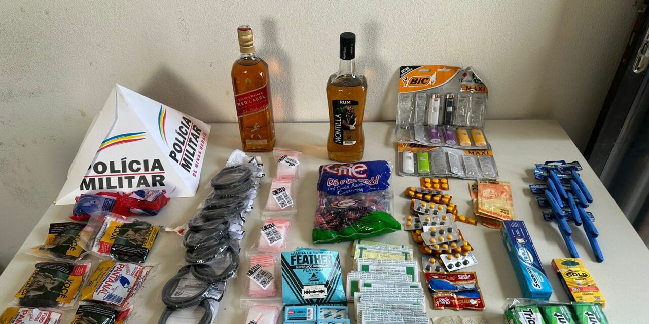 PM prende cinco pessoas em Formiga e recupera produtos furtados em comércio na zona rural de Vendinha