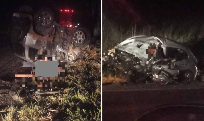 Acidente entre dois carros deixa três mortos no Centro-Oeste de Minas