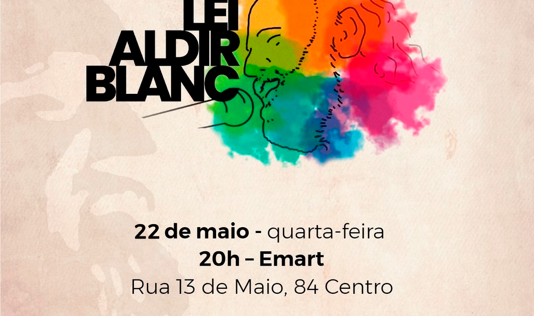 Segunda oitiva da Lei Aldir Blanc será nesta quarta-feira