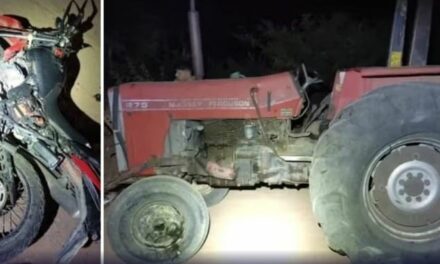 Motorista de trator foge após atropelar, amputar e matar motociclista