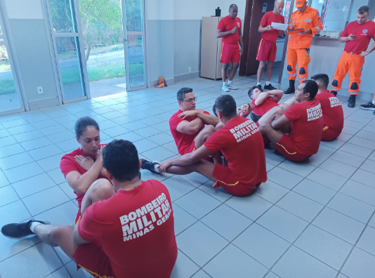 Teste de Avaliação Física é concluído pelo Corpo de Bombeiros em Formiga