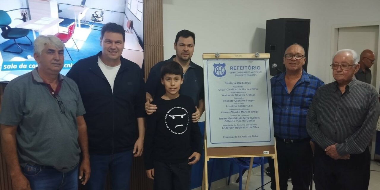 Novo refeitório é inaugurado pelo Formiga Esporte Clube