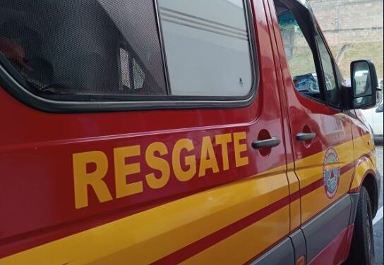 Gato preso em cano é salvo por bombeiros, em Arcos