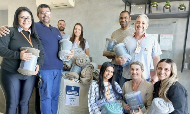Secretaria de Desenvolvimento Humano e empresas parceiras arrecadam cobertores para doação