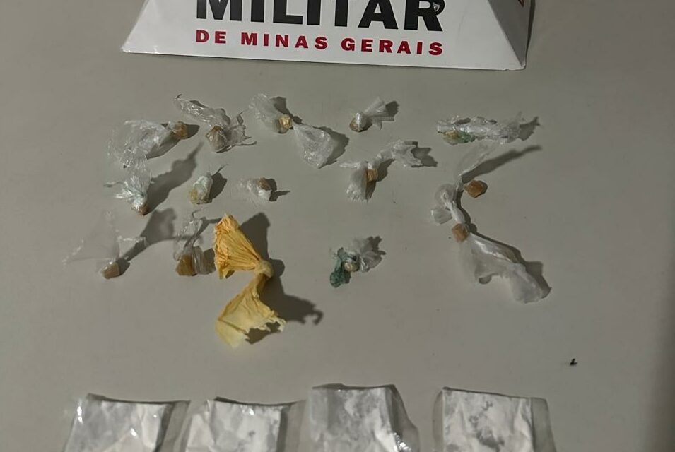 Adolescente de 15 anos é apreendido com drogas no Centro de Formiga