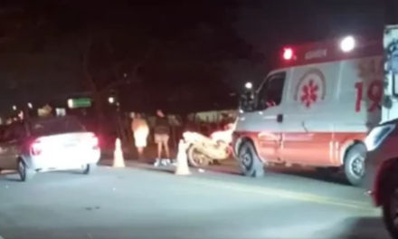 Homem morre após ser atropelado por moto em Itaúna