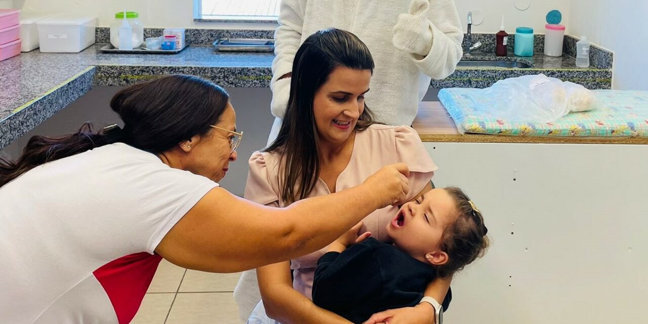 Vacinação contra a poliomielite é prorrogada também em Formiga