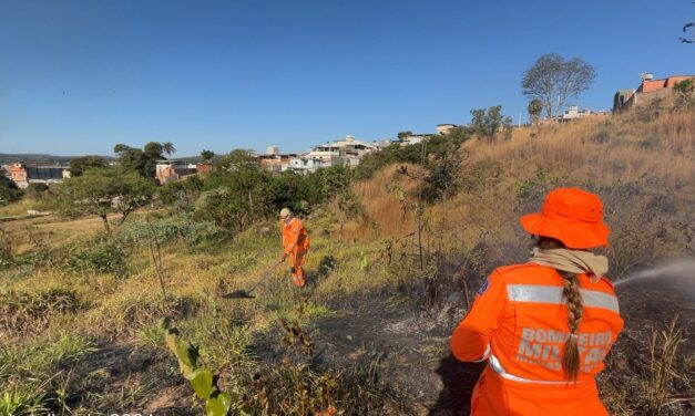 Incêndio é registrado no bairro Santa Tereza, em Formiga