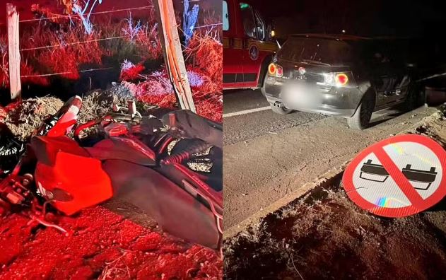 Dois acidentes deixam quatro pessoas feridas em intervalo de 4 horas, no Sul de MG