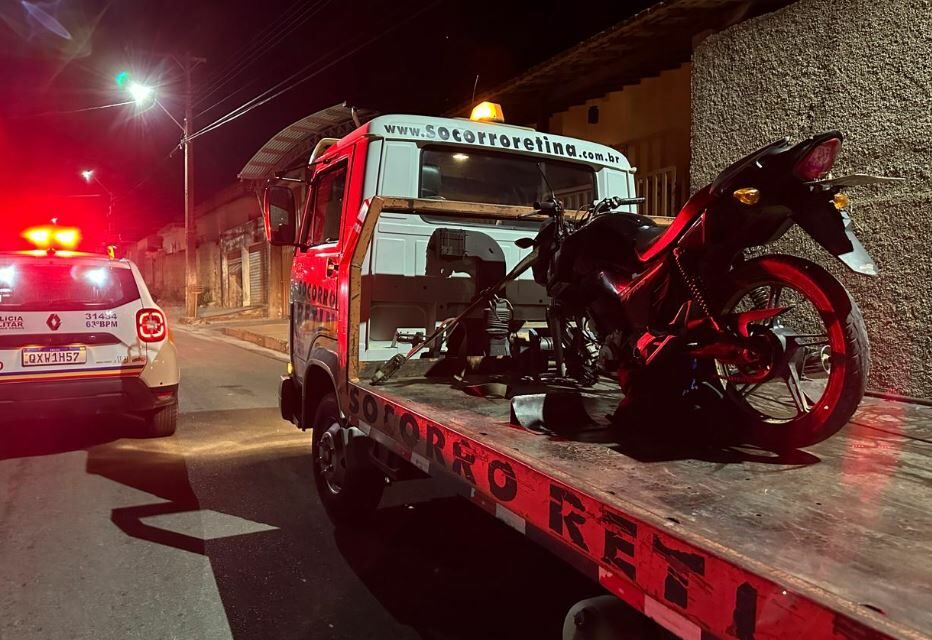 Motociclista inabilitado é preso em Formiga por diversos crimes de trânsito