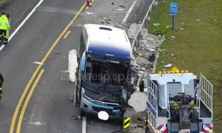Acidente com ônibus deixa ao menos 6 mortos e 6 feridos