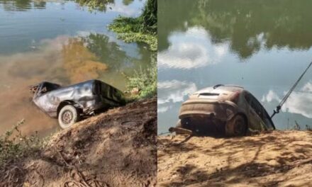Veículos furtados são retirados de lago de Cachoeira, em Divinópolis