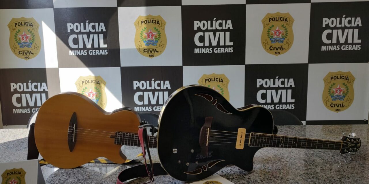 Polícia Civil recupera violões furtados em Formiga
