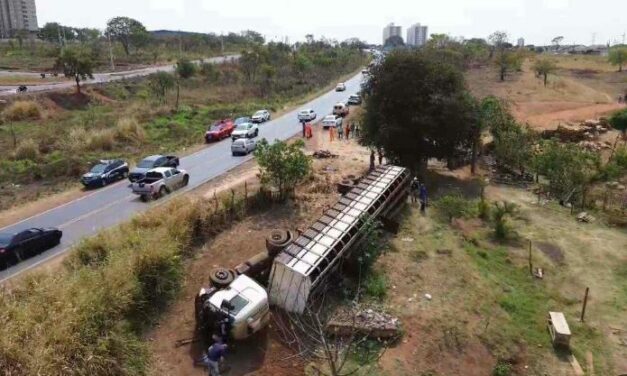 Motociclista morre atropelado por caminhão de gado em rodovia de Minas