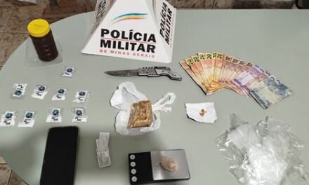 Polícia Militar prende dois indivíduos com drogas em Pimenta