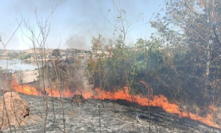 Incêndio de grandes proporções é registrado no bairro Alto da Praia, em Formiga