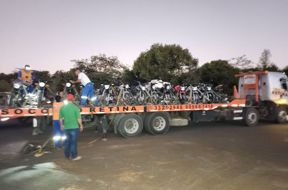 Mais de 30 pessoas são presas e 39 motos apreendidas durante Operação em Formiga
