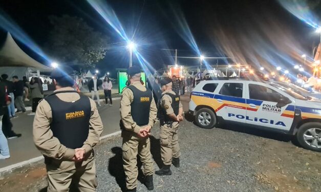 Polícia Militar garante a segurança do Festival de Gastronomia em Córrego Fundo