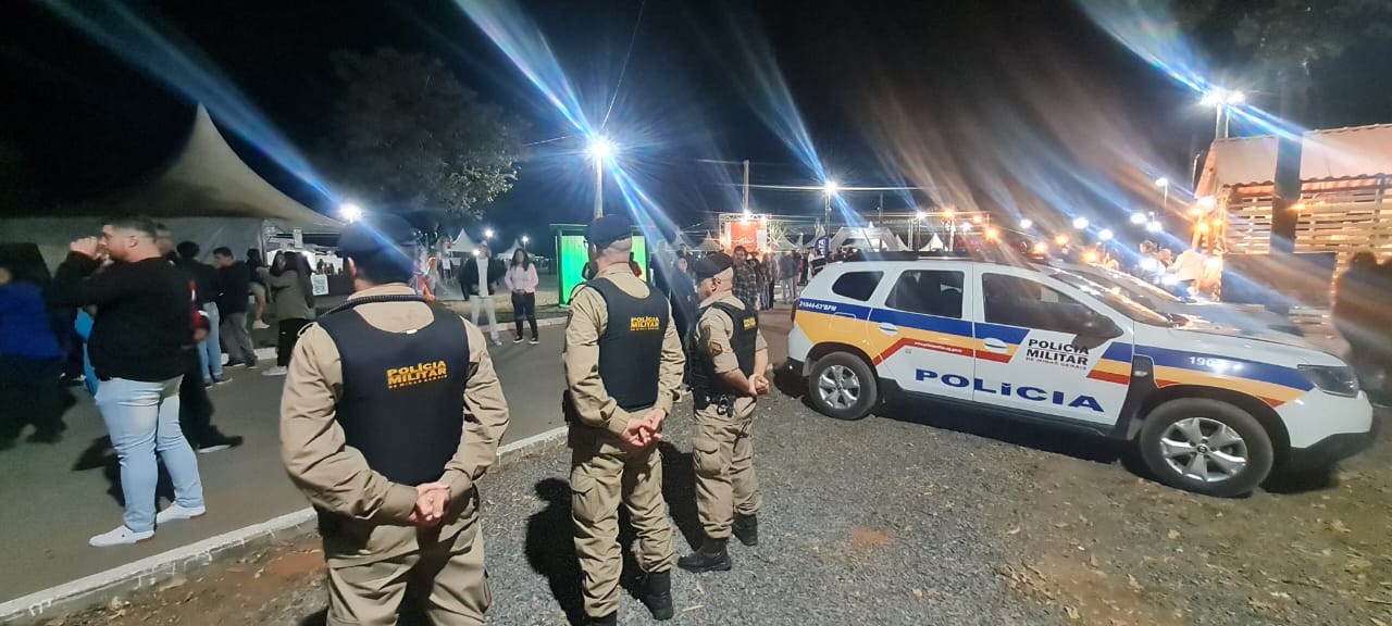 Polícia Militar garante a segurança do Festival de Gastronomia em Córrego Fundo