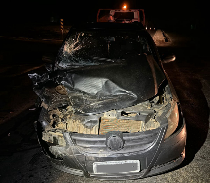 Jovem fica ferido após colisão na BR-354, em Formiga