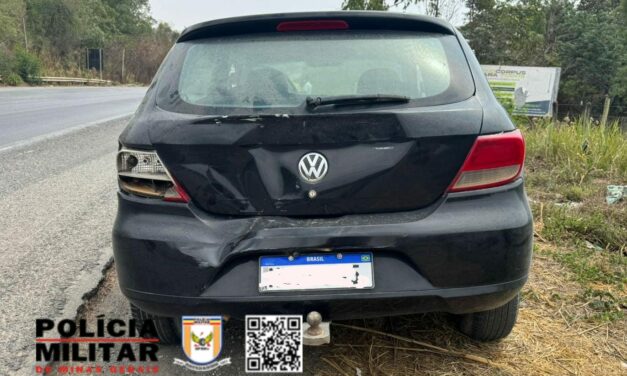 Acidente deixa vítima de 53 anos ferida na BR-354, em Arcos