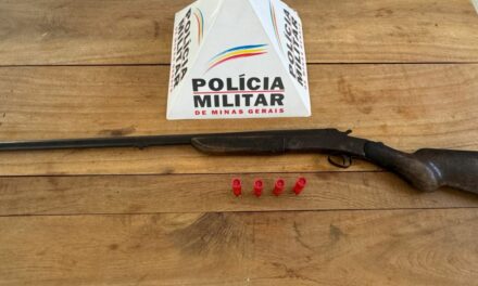 Homem é preso por ameaça e posse ilegal de arma de fogo em Bambuí