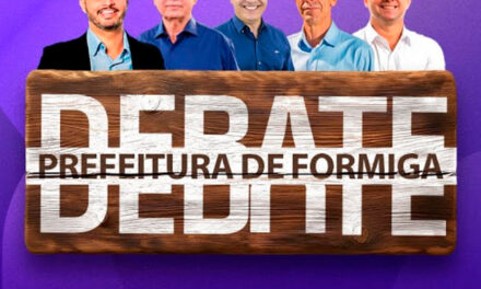 AO VIVO a partir das 19h – Acompanhe o debate entre os candidatos a prefeito de Formiga