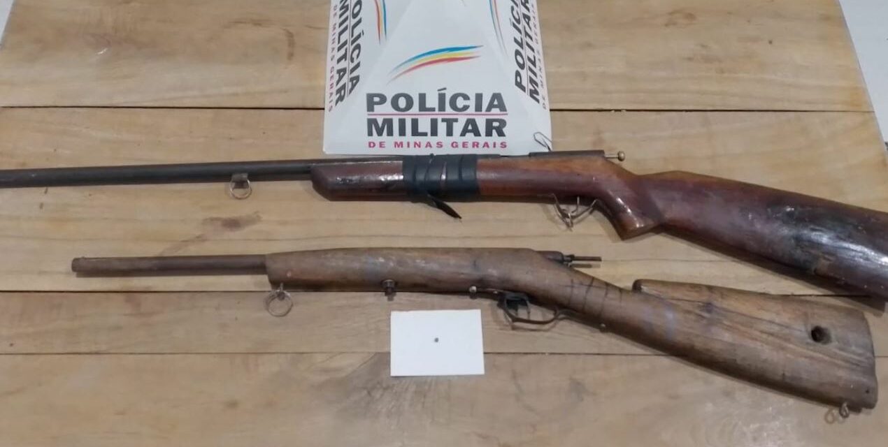 Jovem é detido por ameaça e posse ilegal de arma de fogo em Bambuí