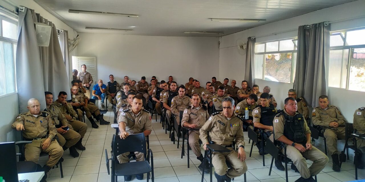 Formiga: policiais participam de palestra sobre procedimentos legais durante o período eleitoral