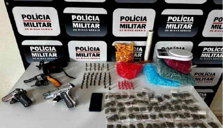 Quadrilha envolvida com tráfico de drogas e homicídio é presa em Minas