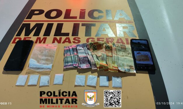 Polícia Militar prende trio após perseguição e apreende drogas, em Perdigão