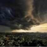 Ciclone extratropical e frente fria podem levar chuva de até 100 mm a três estados