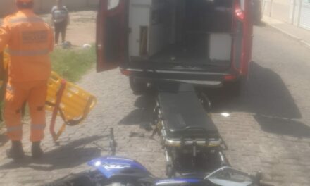 Motociclista sofre grave acidente próximo à APAE, em Formiga