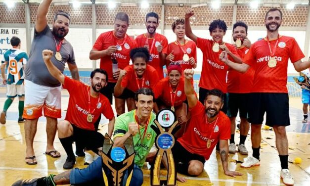 Equipe de futsal do CAPS de Formiga se sagra campeã na  2ª edição da Liga dos Campeões InterCaps