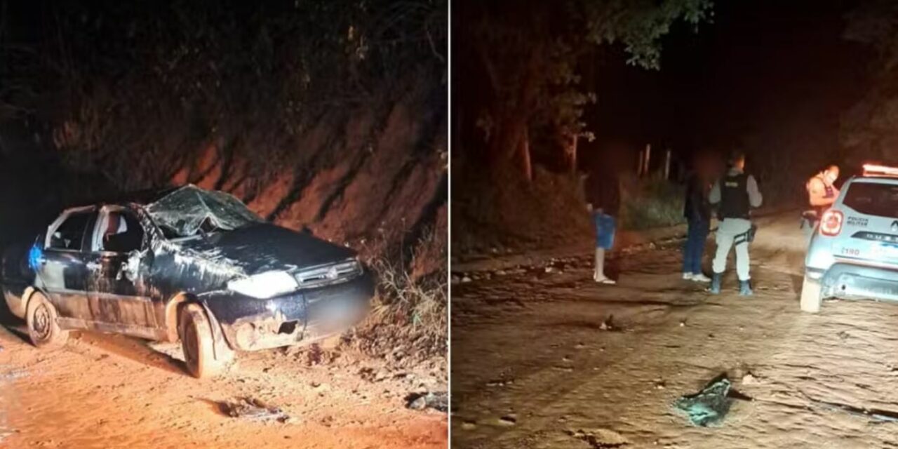 Homem morre após carro capotar no Sul de Minas