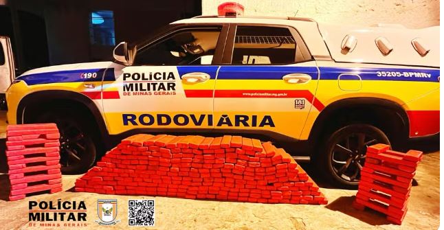 Casal é preso com carga de maconha avaliada em R$ 640 mil no Sul de MG