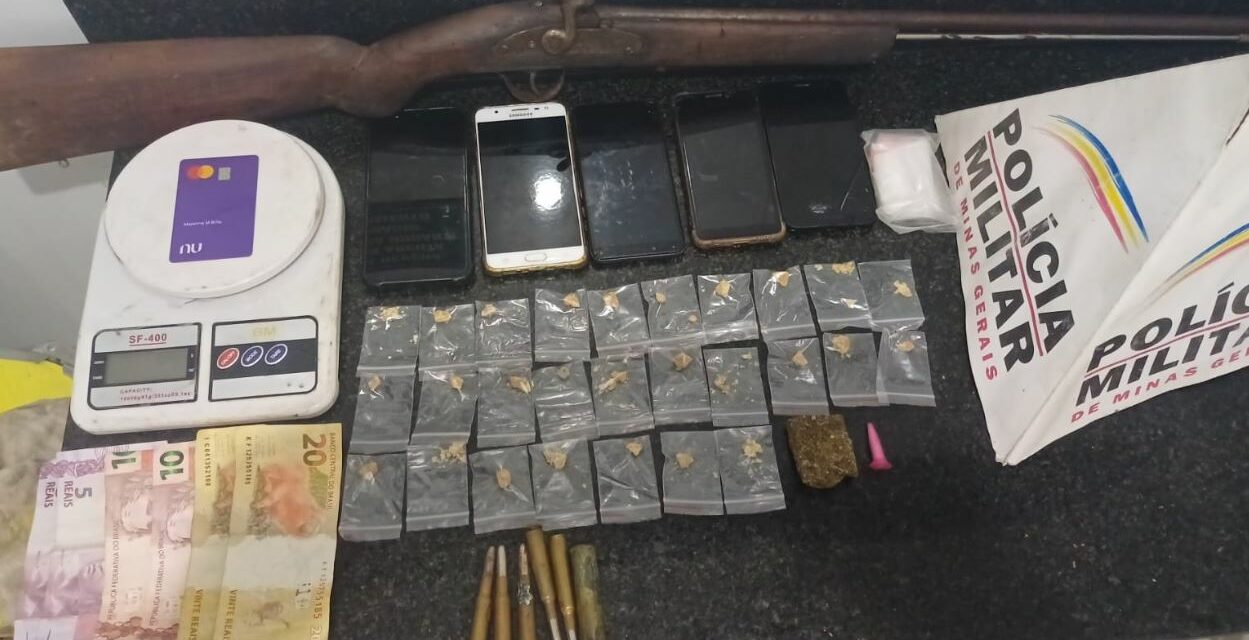 Três são presos com drogas no Ouro Negro, em Formiga