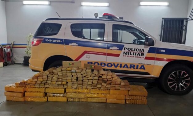 Quase 1 milhão de reais em drogas são apreendidos em Araxá