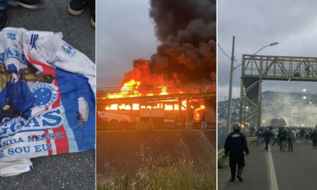 Confronto entre organizadas de Cruzeiro e Palmeiras deixa morto e feridos em SP