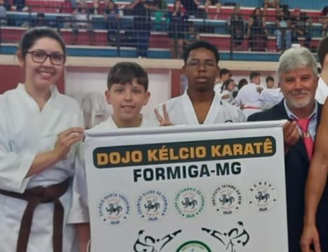 Dojo Kelcio karatê de Formiga participa da terceira etapa do Campeonato Mineiro de Karatê