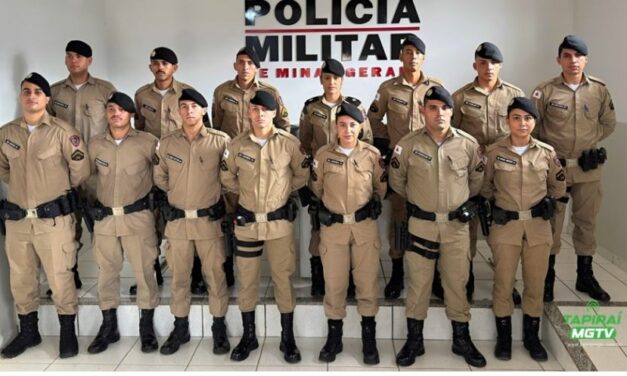 Bambuí recebe novos militares para reforço do efetivo