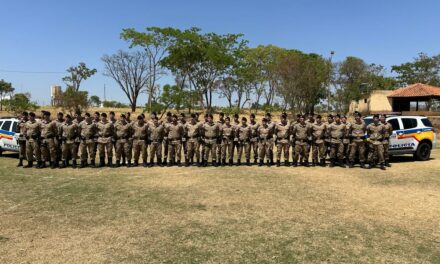 63º BPM recebe reforço de 30 policiais militares em Formiga
