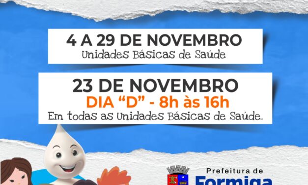 Campanha Estadual de Multivacinação terá início na próxima segunda-feira