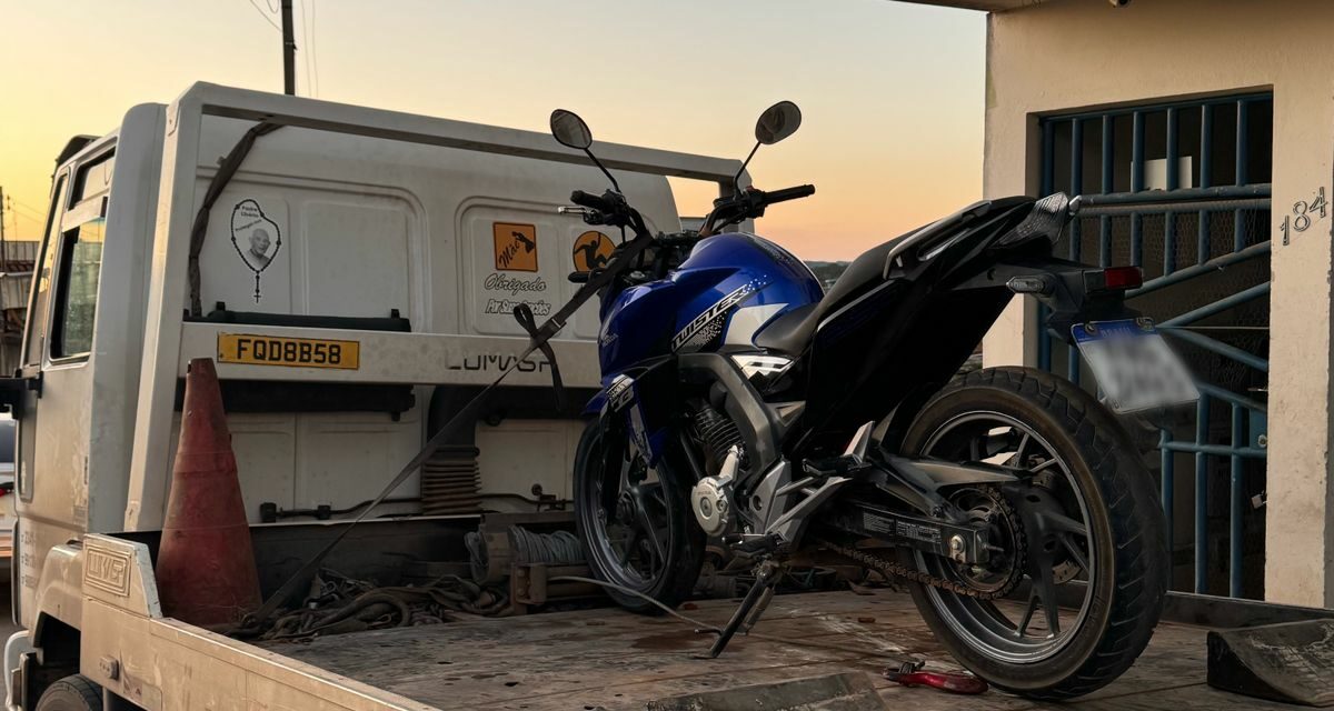 Indivíduo é preso e moto clonada é recuperada em São Sebastião do Oeste