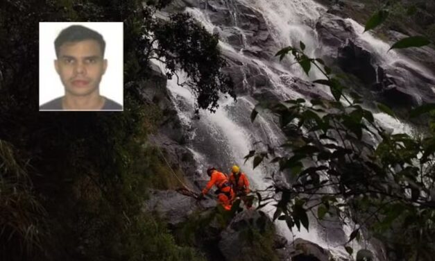 Turista é encontrado morto em cachoeira na Serra do Papagaio, em Aiuruoca, MG