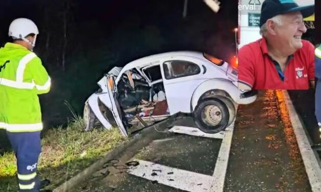 Sargento da reserva da PM morre em acidente no Sul de Minas