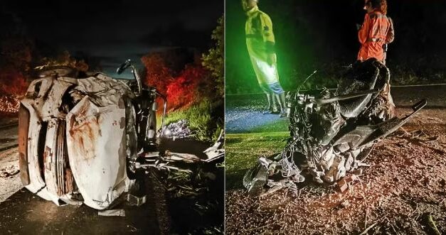 Motociclista e condutor de picape morrem em acidente no Sul de Minas